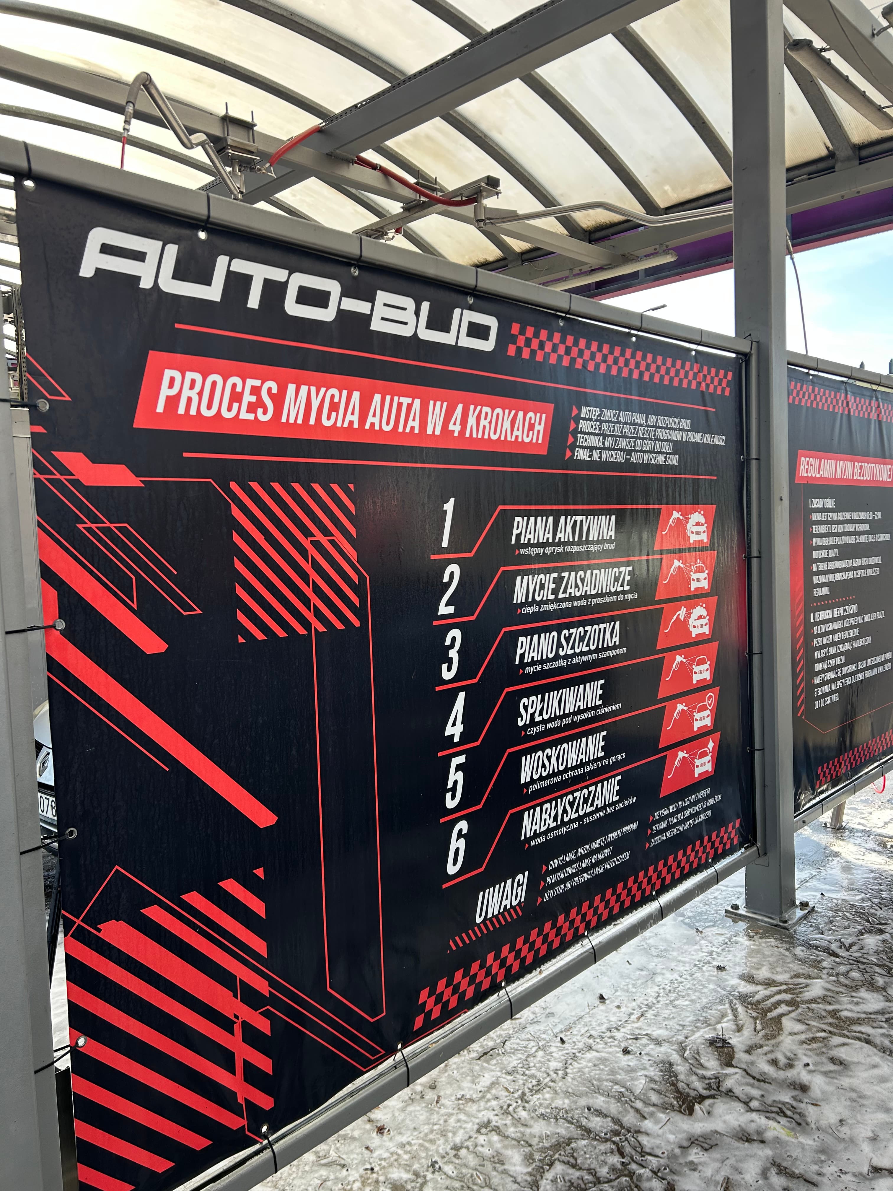 Myjnia bezdotykowa Auto-Bud Godula - stanowisko mycia